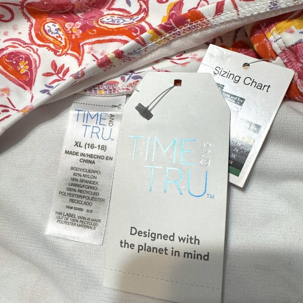 * NWT MID-RISE BIKINI SWIM BOTTOM 16/18  #M - Picture 3 of 5